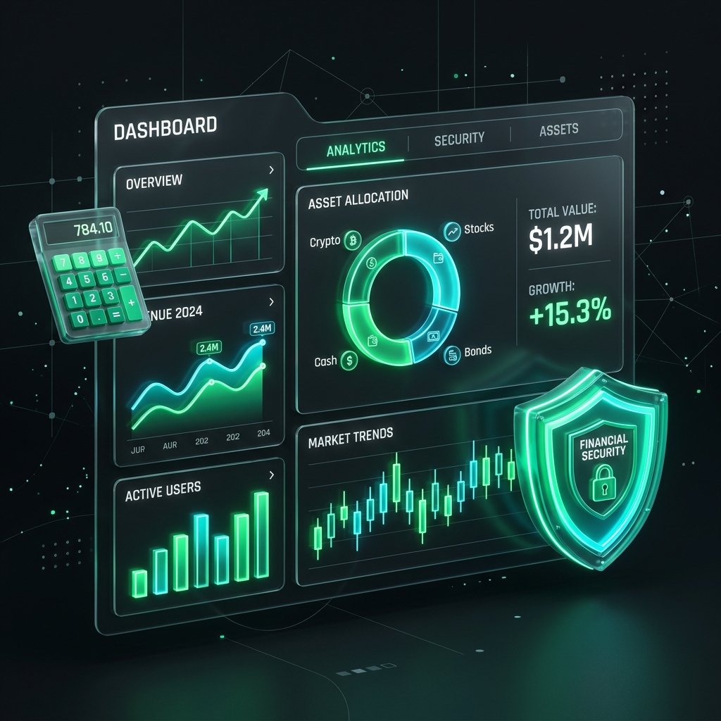 FinCalc Suite Pro 3D Dashboard